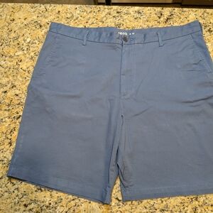 Izod Men's Slate Blue Flat Front Shorts